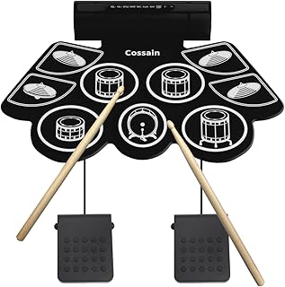 Portable 9-Pad Electronic Drum Kit