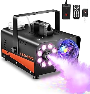 Fog Machine with Disco Lights