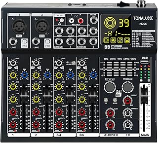 6-Channel DJ Mixing Board