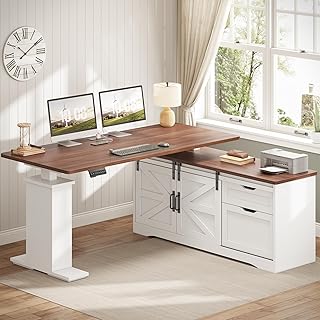 SEDETA Adjustable Farmhouse Desk