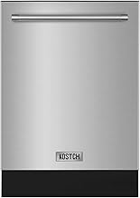 24 inch Built-In Dishwasher,Top Control 8 Wash Programs Slide In DishWasher Machine with Third Rack,Large Capacity 15 Place Settings, ENERGY STAR Certified, 47-dBA Ultra-Quiet (Stainless Steel)