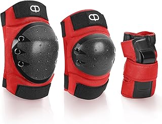 DA - Adult and Child Knee, Elbow, and Wrist Guards, Suitable for Bicycles, ice Skating, Roller Skating, Skateboarding, and Scooters
