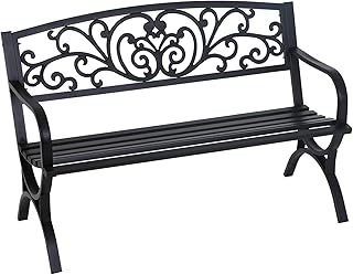 FDW Floral Outdoor Garden Bench