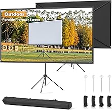 Outdoor 100-Inch Projector Screen