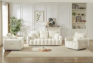 Antetek 3-Piece Teddy Sofa Set