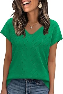 WIHOLL V-Neck Summer Sweater