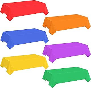 Rainbow Disposable Plastic Tablecloth
