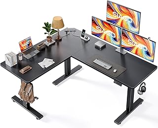 SIAGO Adjustable L-Shaped Desk