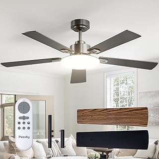52-Inch Black Ceiling Fan