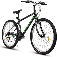 Mountain Bike 24 26 Inch, 21 Speeds High-Carbon Steel Frame, Boys Girls Lightweight Sport Bike, Adult Teens Bicycle for City Commuters, Gift for Big Kids