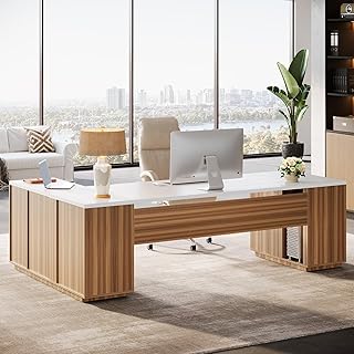 Tribesigns L-Shaped Executive Desk