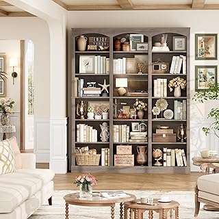 FACBOTALL 6-Tier Wide Bookshelf