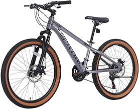 SPATIAL Mountain Bike, 20/24/26/27.5/29 inch Outdoor Cycling Bike,21/8 Speed Lightweight Aluminum Frame | Dual Disc Brakes,Adjustable Ergonomic Seat for Men Women Adult Teens