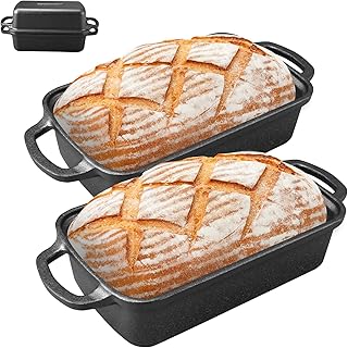2-in-1 Cast Iron Bread Pan