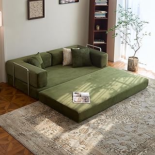 Convertible Corduroy Sofa Bed