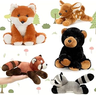 Woodland Animal Plushie Set