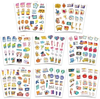 Back-to-School Cartoon Stickers