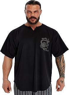 Men's Oversize T-Shirt%95 Organic Cotton Breathable Workout, Lifting T-Shirt
