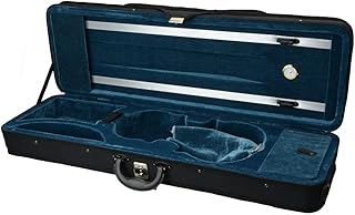 4/4 Full Size Violin Case Lightweight with Hygrometer Black