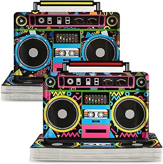 Boombox Themed Party Plates