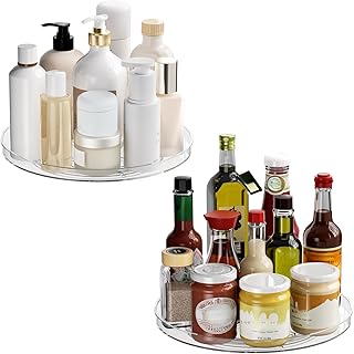 Clear Rotating Organizer Tray