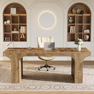 Tribesigns Executive Rustic Office Desk