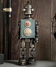 American Style Creative Decorative Retro Punk Style Robot Figurine, Retro Industrial Home Decor, Antique Bronze Finish