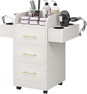 Rolling Salon Station Cabinet