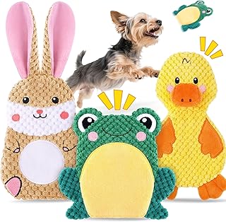 XIUGOAL Squeaky Dog Toys Pack