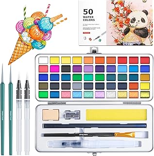 Portable Watercolor Paint Kit