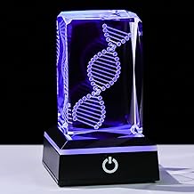3D Crystal DNA Model with LED