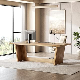 1Easylife Oak Executive Desk