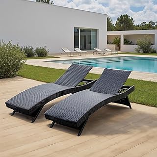 PE Rattan Poolside Lounge Set