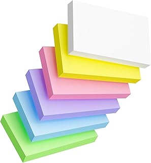 Colorful 3x5 Study Index Cards