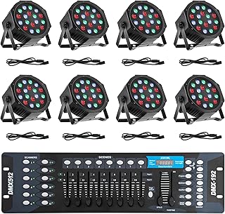 Sound-Activated LED Stage Lights