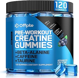 Blueberry Pre-Workout Energy Gummies