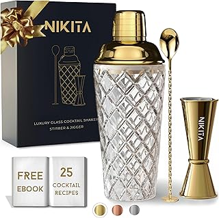 Gold Cocktail Shaker Set