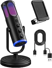 PUPGSIS RGB Gaming Microphone
