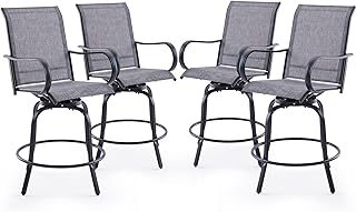 Soohow Swivel Patio Barstools
