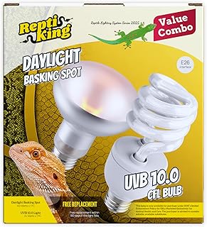 Reptile Basking & UVB Bulb Combo