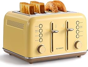 BUYDEEM Retro 4-Slice Toaster