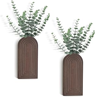 Dahey Hanging Wood Wall Vase