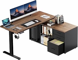 HUANUO Electric L-Shaped Desk