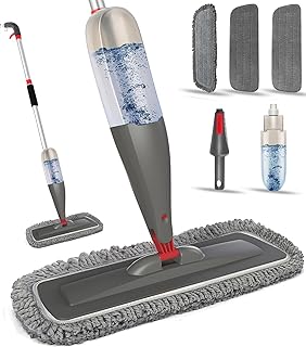 Spray Mop with Refillable Bottle