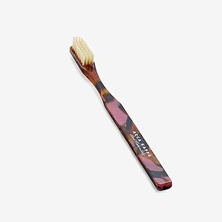 Acca Kappa Historical Pink Flambè Toothbrush Soft Nylon Bristles Hand-Made Acetate Handle