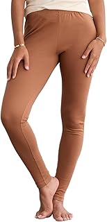 Women's 100% Organic Pima Cotton Leggings Pants - 30" Inseam