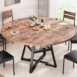 Vintage Round Pedestal Dining Table