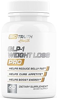 GLP-1 Weight Loss Pro - Fat Burner & Appetite Suppressant Weight Loss Pills for Women & Men - Helps Lose Weight, Burn Calories & Increase Energy | 3rd Party Tested Formula - 60 Capsules for Adults