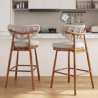 Garden Story Woven Barstools