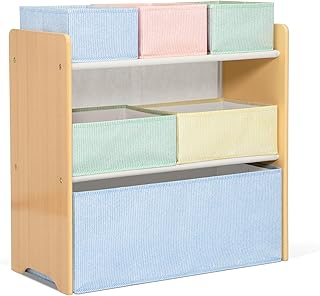 Delta Children - GapKids 6 Bin Toy Organizer - Greenguard Gold Certified, Pastel